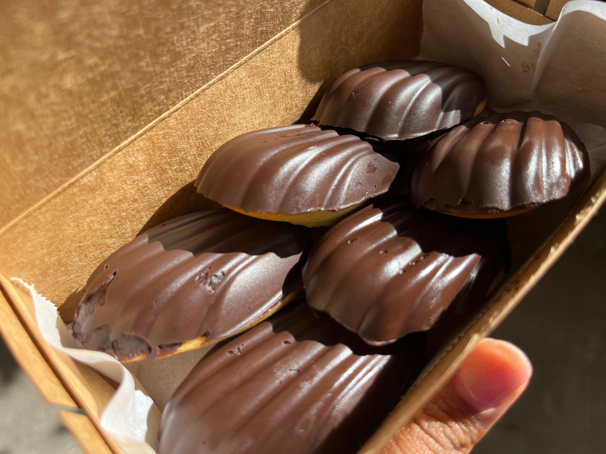 Choc Madeleines from Priya’s menu