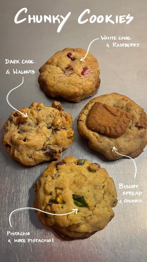 Chunky cookies